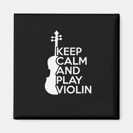 Ruhe und Violine behalt Magnet (Vorne)