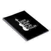 Ruhe und Violine behalt Notizblock (Rechte Seite)