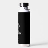 Ruhe und Violine behalt Trinkflasche (Links)