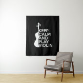 Ruhe und Violine behalt Wandteppich (Beispiel)