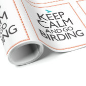 Ruhe und Vogelbeobachtung behalten Geschenkpapier (Rolleneckpunkt)