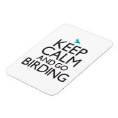 Ruhe und Vogelbeobachtung behalten Magnet (Linke Seite)