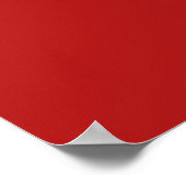 Ruhe und Wachs behalten Poster (Ecke)