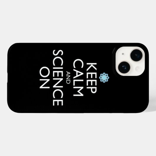 Ruhe und Wissenschaft behalten Case-Mate iPhone Hülle (Rückseite (Horizontal))
