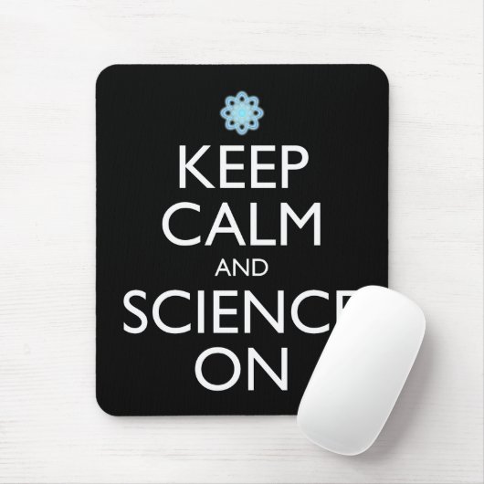 Ruhe und Wissenschaft behalten Mousepad (Mit Mouse)