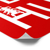 Ruhe und Zerstörung der Menschheit behalten (Robot Poster (Ecke)