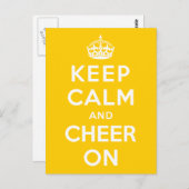 Ruhe und Zufriedenheit behalten Postkarte (Vorne/Hinten)