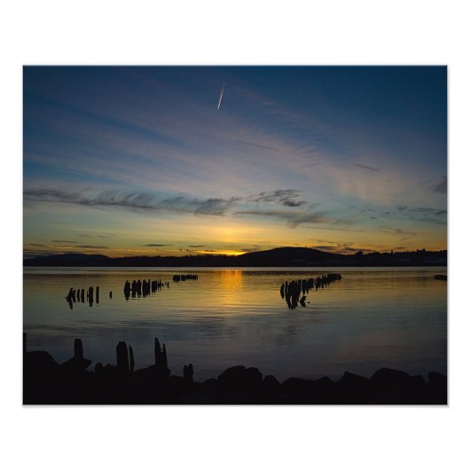 Ruhe unter der Landschaft Fotodruck (Vorne)