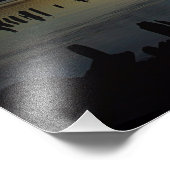 Ruhe unter der Landschaft Fotodruck (Ecke)