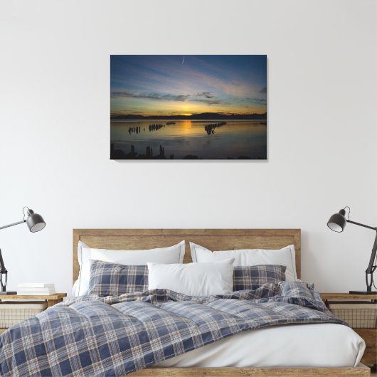 Ruhe unter der Landschaft Leinwanddruck (Insitu (Schlafzimmer))