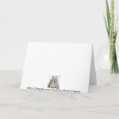 "Ruhe" Vermisste Karte (Rückseite)