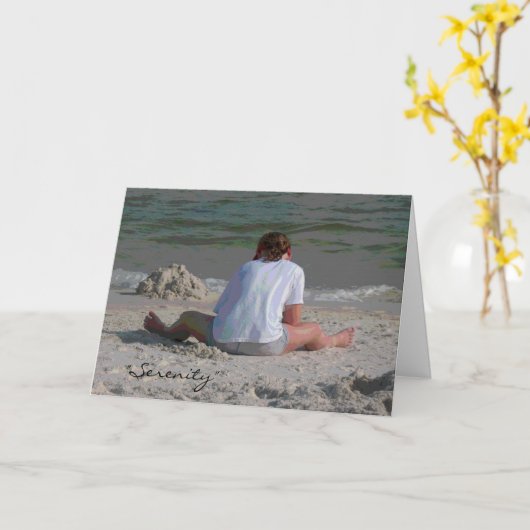 "Ruhe" Vermisste Karte (Gelbe Blume)