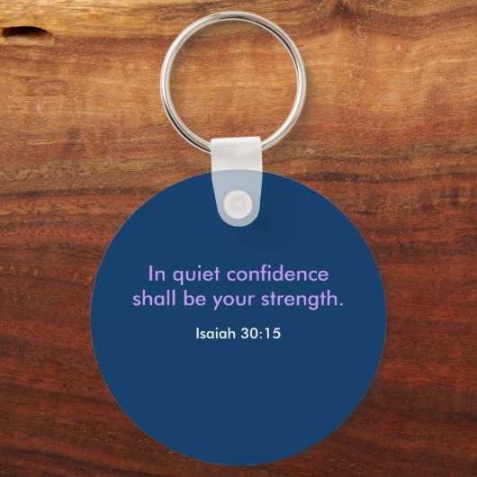 RUHE VERTRAULICHKEIT SCHLÜSSELANHÄNGER (Vorderseite)