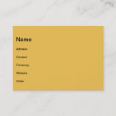 Ruhe Visitenkarte (Vorderseite)