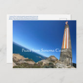 Ruhe vor der Küste von Sonoma! Postkarte (Vorne/Hinten)