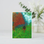 "Ruhe während des Sturms" Postkarte (Stehend Vorderseite)