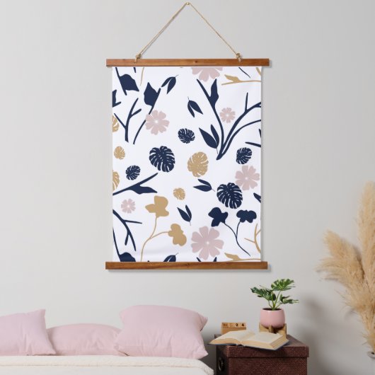 Ruhe Wandteppich Mit Holzrahmen (Schlafzimmer)