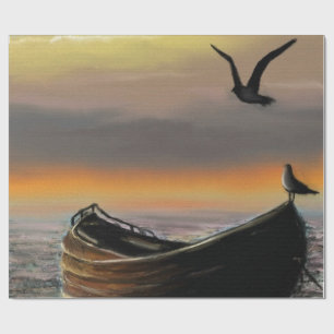 Ruhe - Wasserfarbe Geschenkpapier