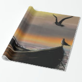 Ruhe - Wasserfarbe Geschenkpapier (Ungerollt)