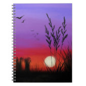 Ruhe - Wasserfarbe Notizblock (Vorderseite)