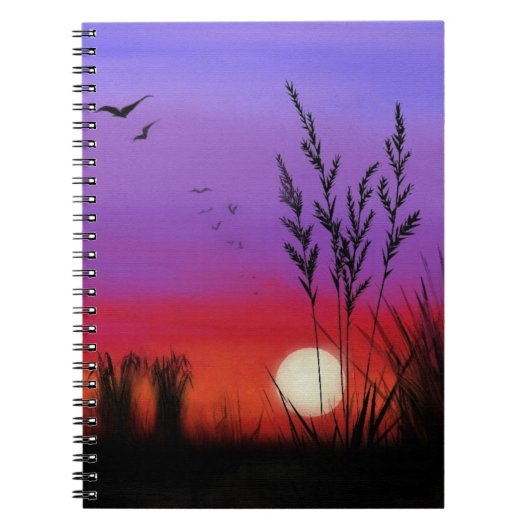 Ruhe - Wasserfarbe Notizblock (Vorderseite)