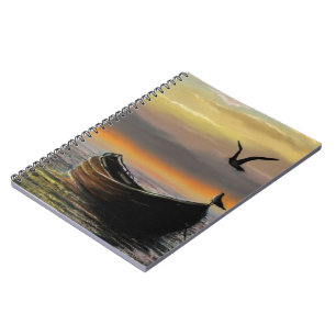 Ruhe - Wasserfarbe Notizblock