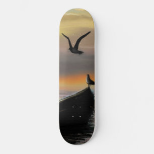 Ruhe - Wasserfarbe Skateboard