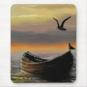 Ruhe - Wasserfarben Kunst Mousepad (Vorne)