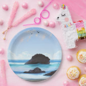 Ruhe, Wolken, ruhige Schönheit Pappteller (Party)