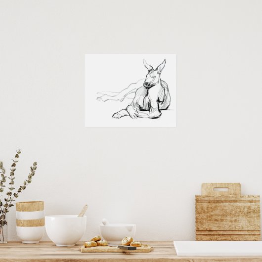 Ruheathlete Poster (Küche)