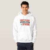 Ruhebitte Skydiver bei der Arbeit Hoodie (Vorne ganz)