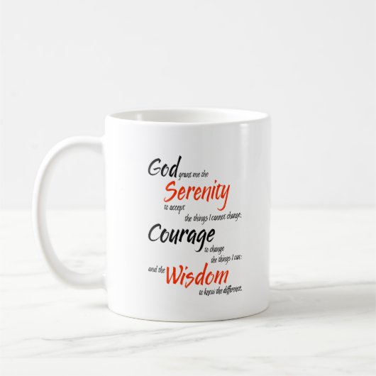 Ruhegebet Kaffeetasse (Links)