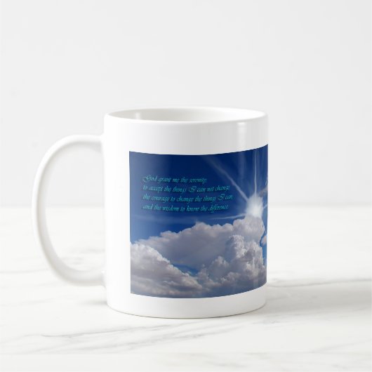 Ruhegebet mug1, kaffeetasse (Links)