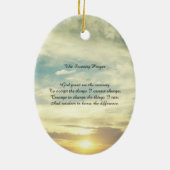 Ruhegebetsverzierung Keramik Ornament (Hinten)