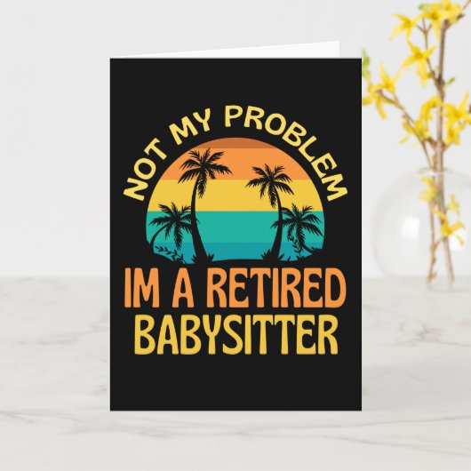 Ruhehändler nicht mehr mein Problem Karte (Gelbe Blume)