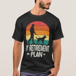 Ruhehunde-Ruhestand-Plan 2026 Hundehund T-Shirt