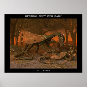 Ruhekanne für Baby Poster