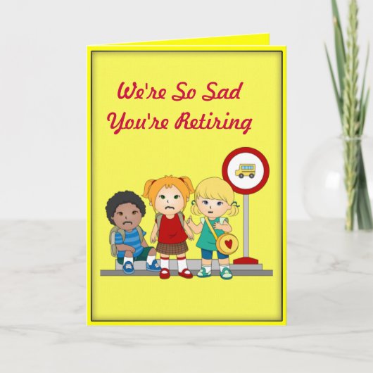 Ruhekarte für Busfahrer Karte (Vorderseite)