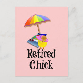 Ruheküken, Spaß für die Altersvorsorge Postkarte