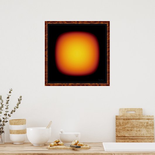 Ruheloses Beatmen von Kieselstein Poster (Küche)