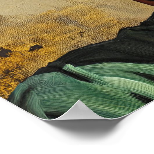 Ruheloses Herz Saint Augustine Poster (Ecke)