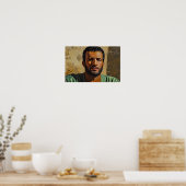 Ruheloses Herz Saint Augustine Poster (Küche)