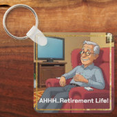 Ruhemänner Entspannt, Spaß Schlüsselanhänger (Vorderseite)