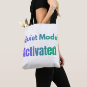 Ruhemodus aktiviert – Fettschriftdesign Tasche (Von Nahem)