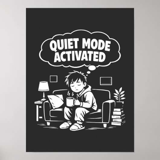 Ruhemodus aktiviert poster (Vorne)