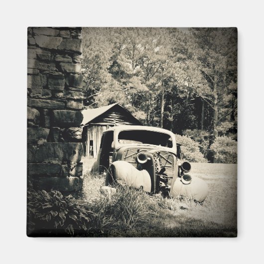 Ruhen am Kamin Magnet (Vorne)