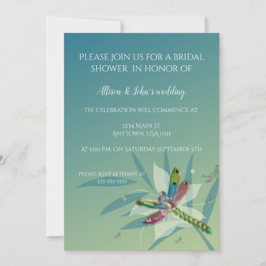 Ruhen der Drachenblende Einladung (Vorderseite)