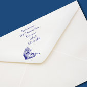 Ruhen der Personalisierten Zuhause-Adresse von Jag Permastempel