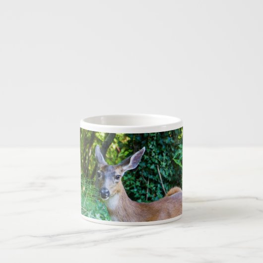 Ruhen der Tasse des Hirschen Espresso (Vorderseite)