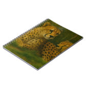 Ruhen des Cheetah Duo in der Waldlandschaft Notizblock (Linke Seite)
